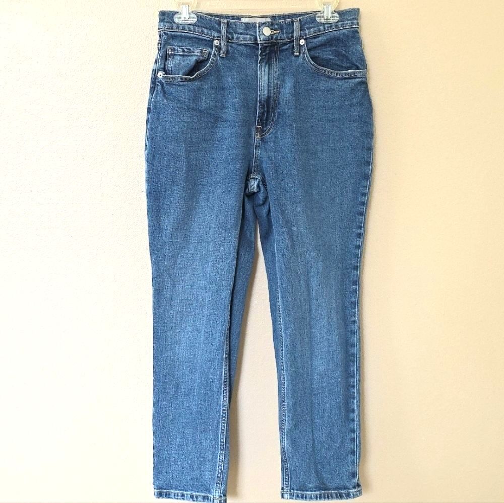 Everlane Womens The Orginal Cheeky Cropped Denim Jean - Size 28